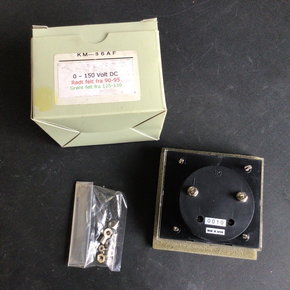 NOS Kyoritsu KM-86AF D.C. Panel Meter