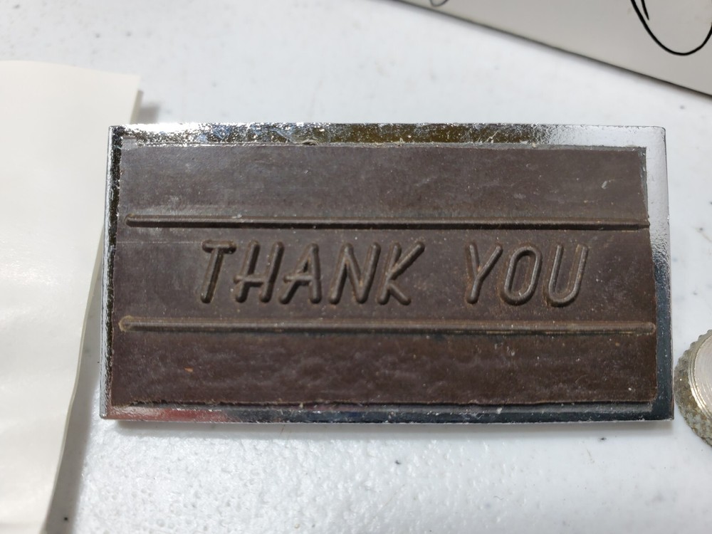Vintage Cosco Embosser Metal Inserts