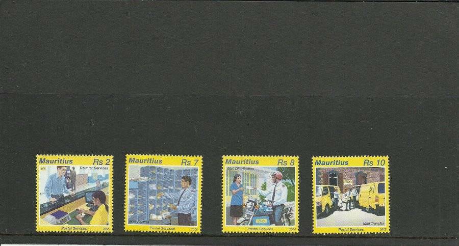 MAURITIUS SG1128-1131 POSTAL SERVICES MNH