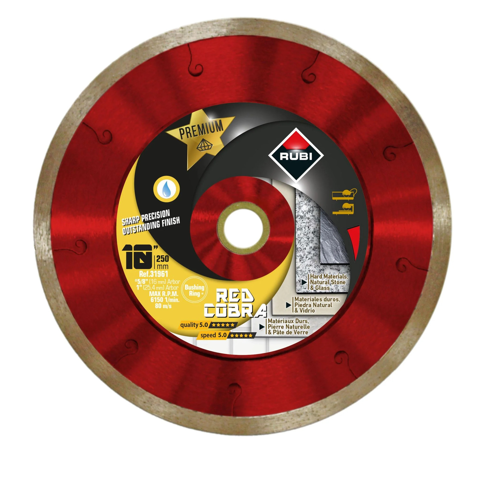 Rubi Red Cobra Diamond Blades