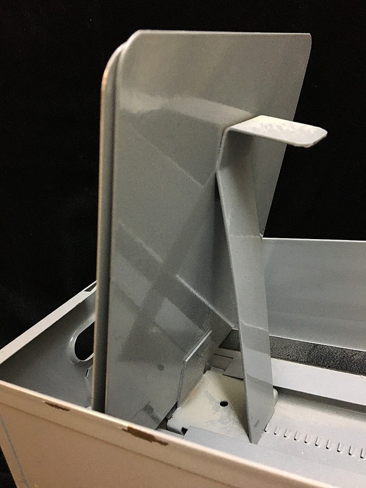 NEBS Metal Drop Side Posting File Tray 945 Grey