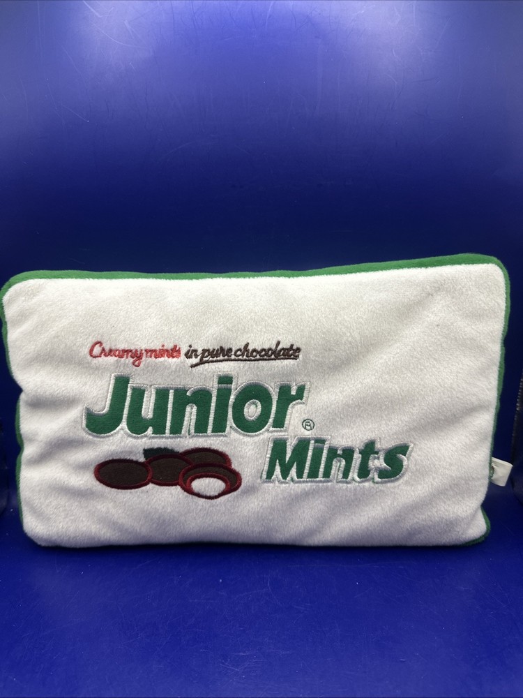 Junior Mints 11" x 7” Pillow Plush Candy Decor Good Stuff
