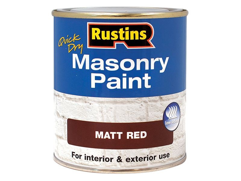 Rustins - Matte Red Paint 250ml
