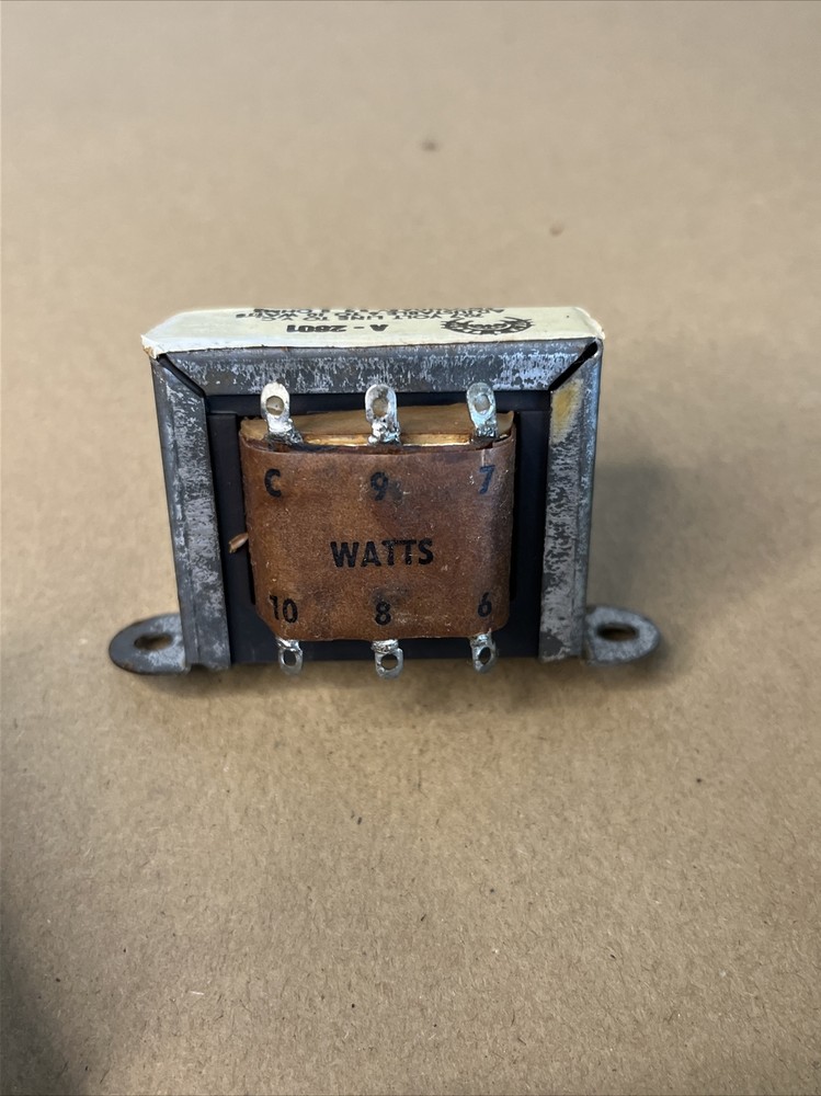 Merit Transformer A-2801 Vintage Adjustable Original Box Instruction Sheet NOS