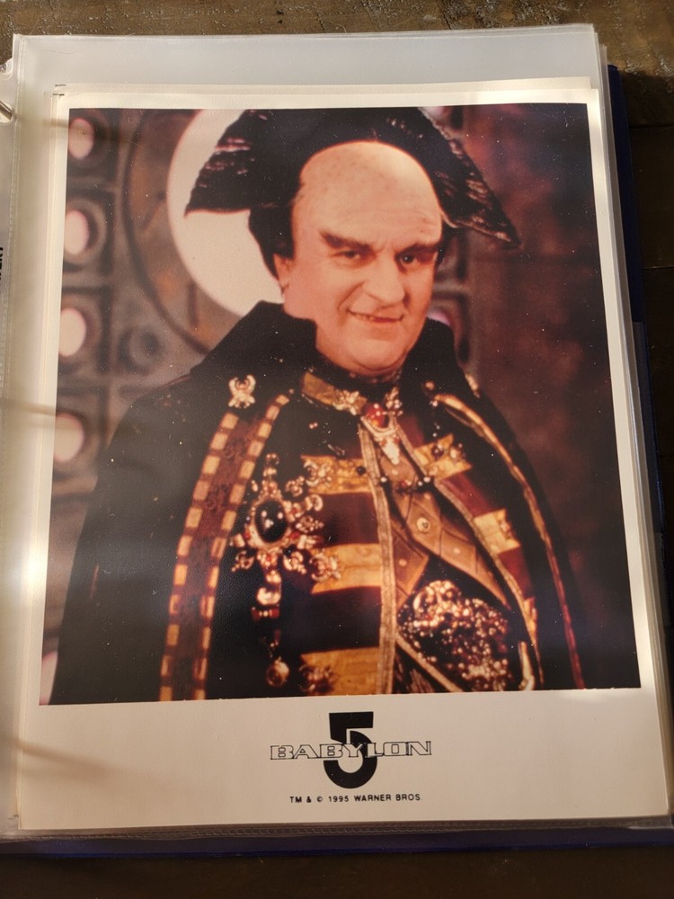12 Different 8x10 Babylon 5 Characters photos