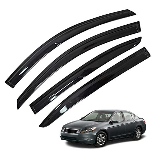 4-Pack Window Visor Rain Guard Vent Shade Deflectors Replacement for 2008-2012