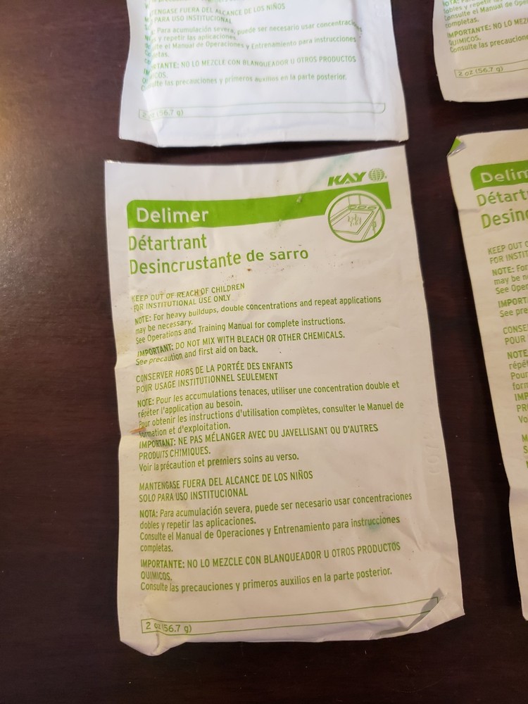 Kay Machine Equipment Delimer 6pk