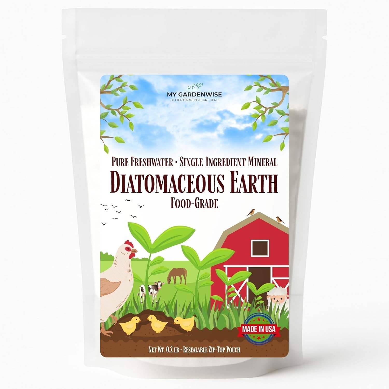 Food Grade Diatomaceous Earth Powder | Natural Pest Control Safe Non-Toxic