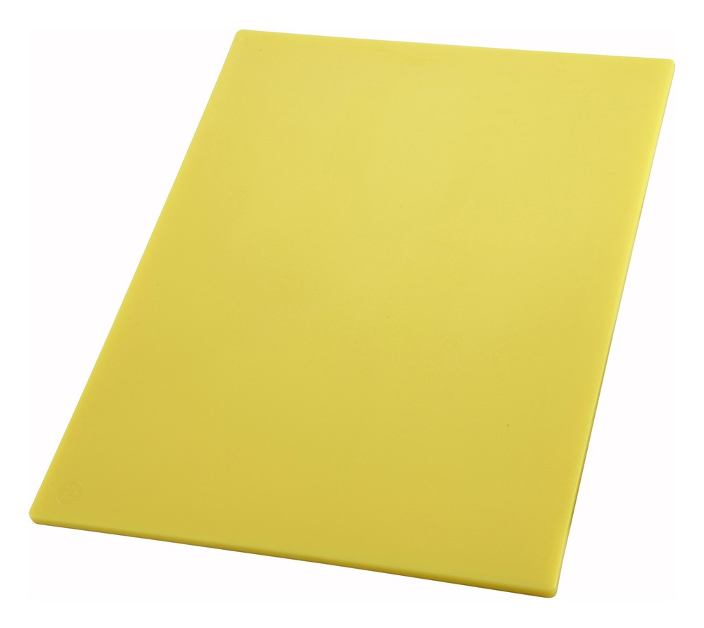 Cutting Board, 18" x 24" x 1/2", Yellow (6 Each)