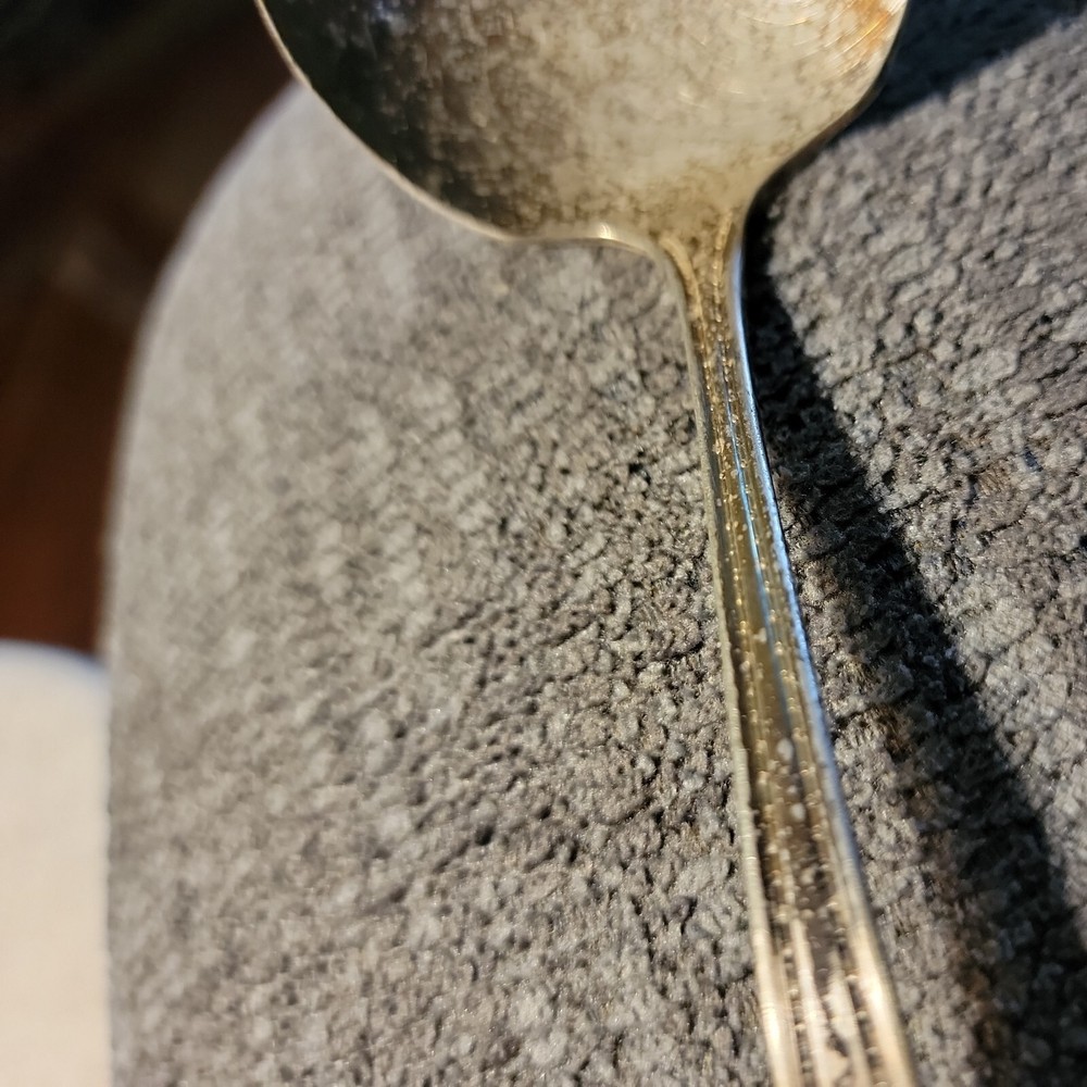 Vintage Bouquet Silverplate Flatware Ladle Tarnished