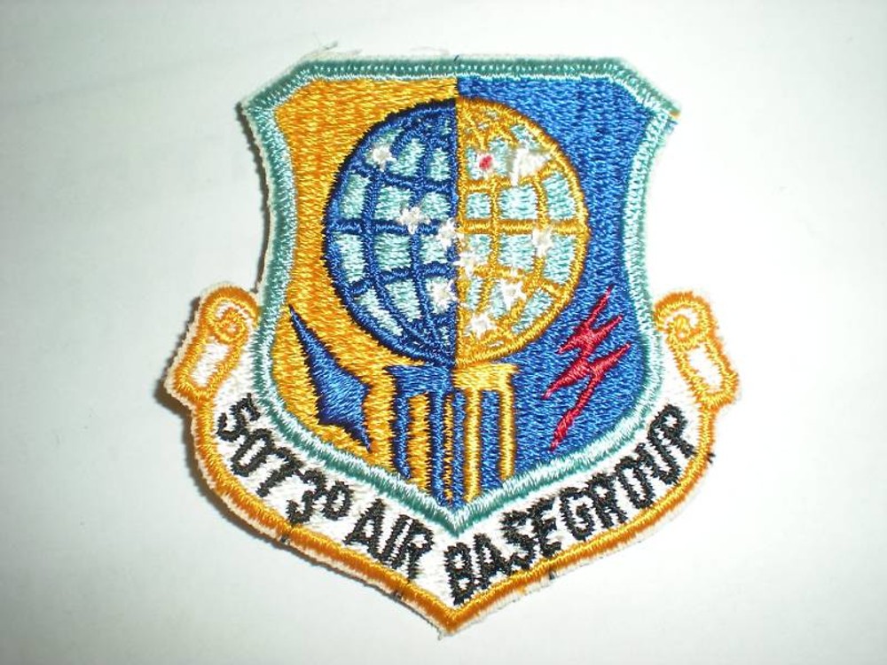 USAF 5073RD AIR BASE GROUP PATCH -COLOR