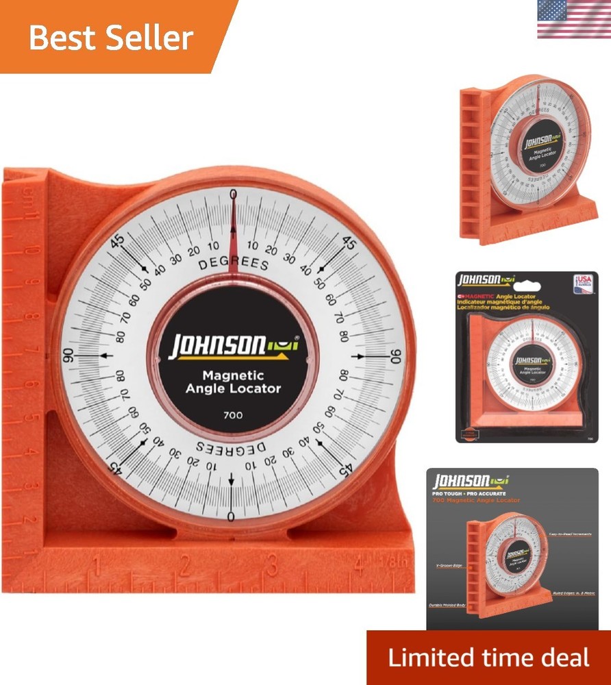 High-Visibility Magnetic Angle Locator - Durable Tool for Precise Measurements
