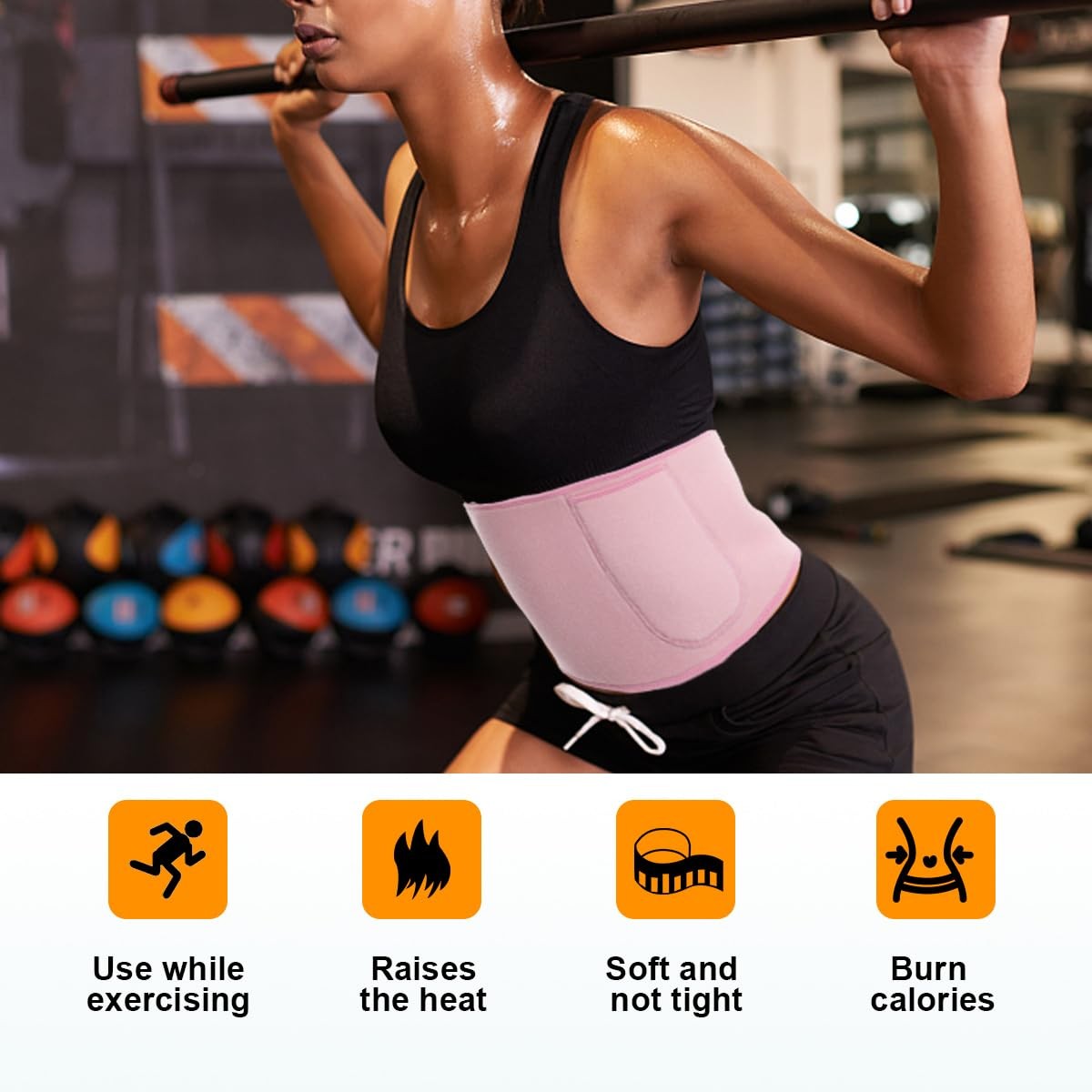 Slimming Waist Trainer & Trimmer Belt Lower Belly Fat Sweat Band Men & Women USA