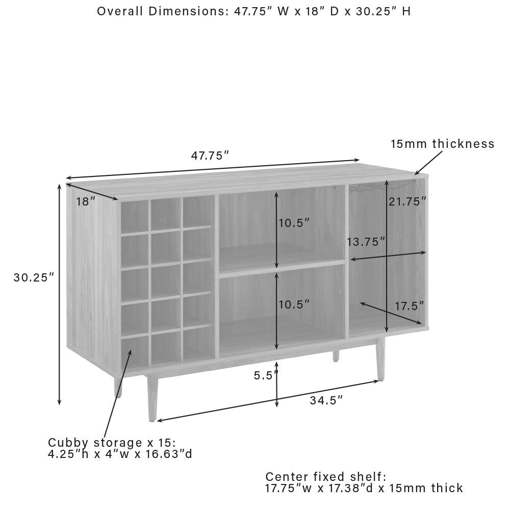 Liam Wine Rack Sideboard