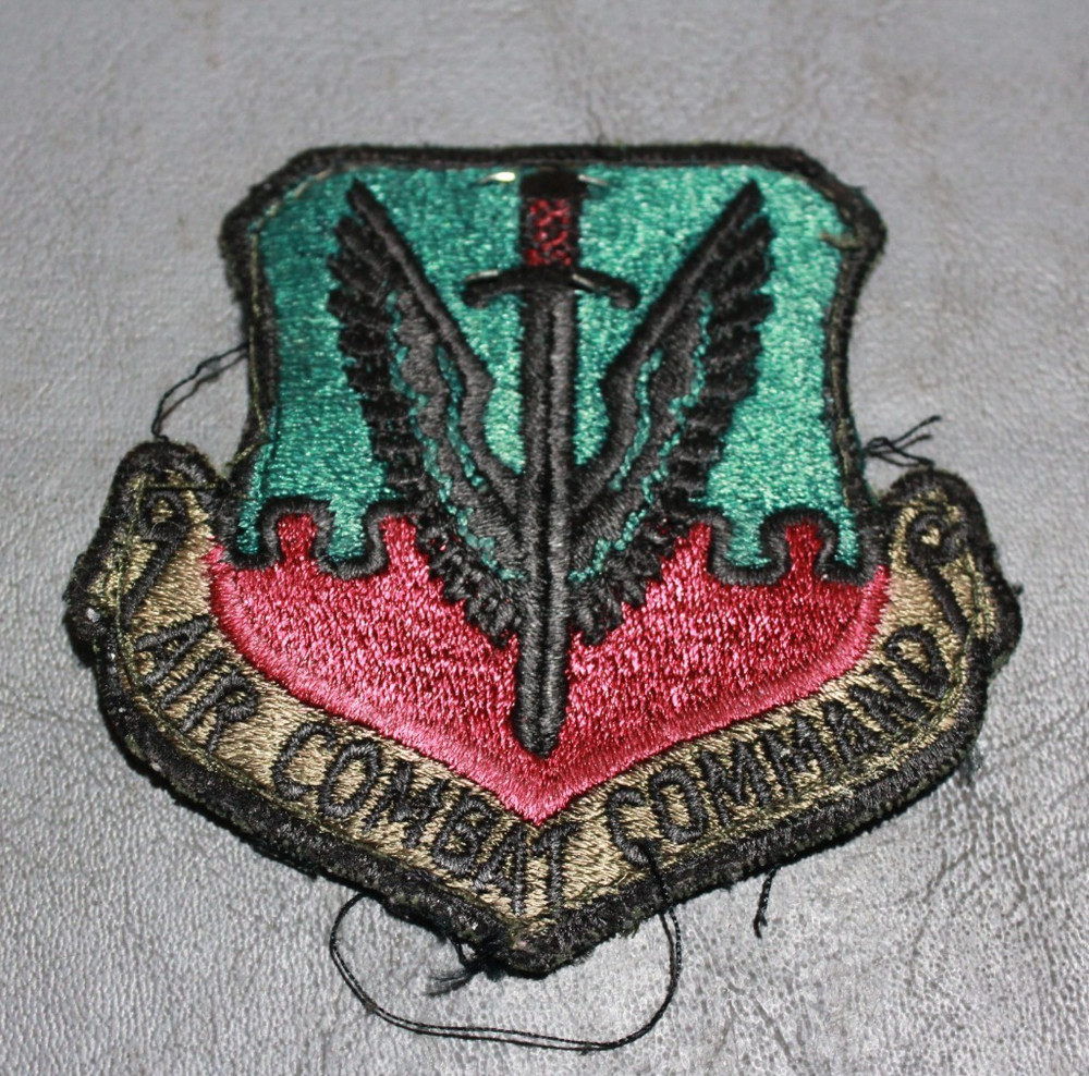 Authentic U.S. AIR FORCE: AIR COMBAT COMMAND SUBDUED BDU PATCH