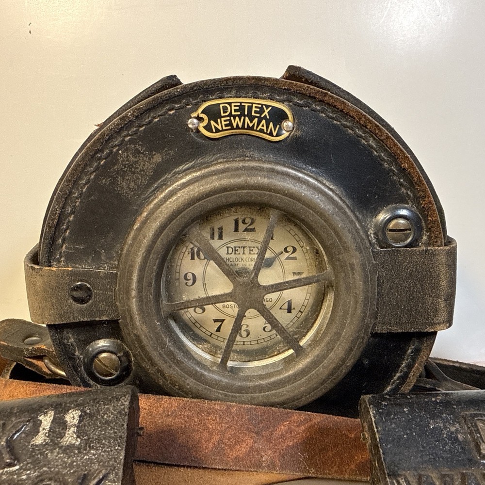 Detex Newman Watchman Security Guard Patrol Clock & Keys Untested