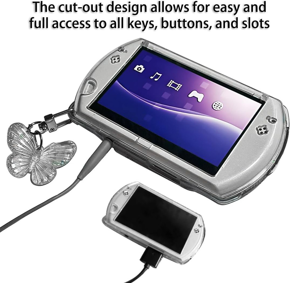 Protector Clear Crystal Hard Case Cover Skin for PSP Go