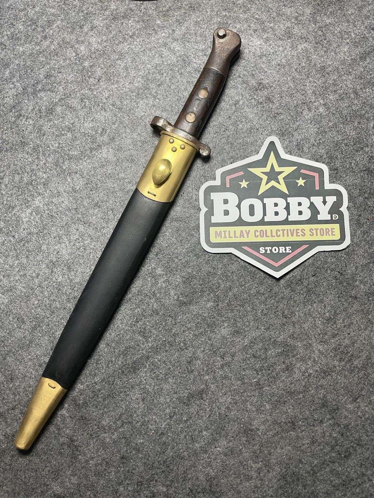 Britain British 1888 1903 Bayonet sheath (Replica）scabbard Brass parts