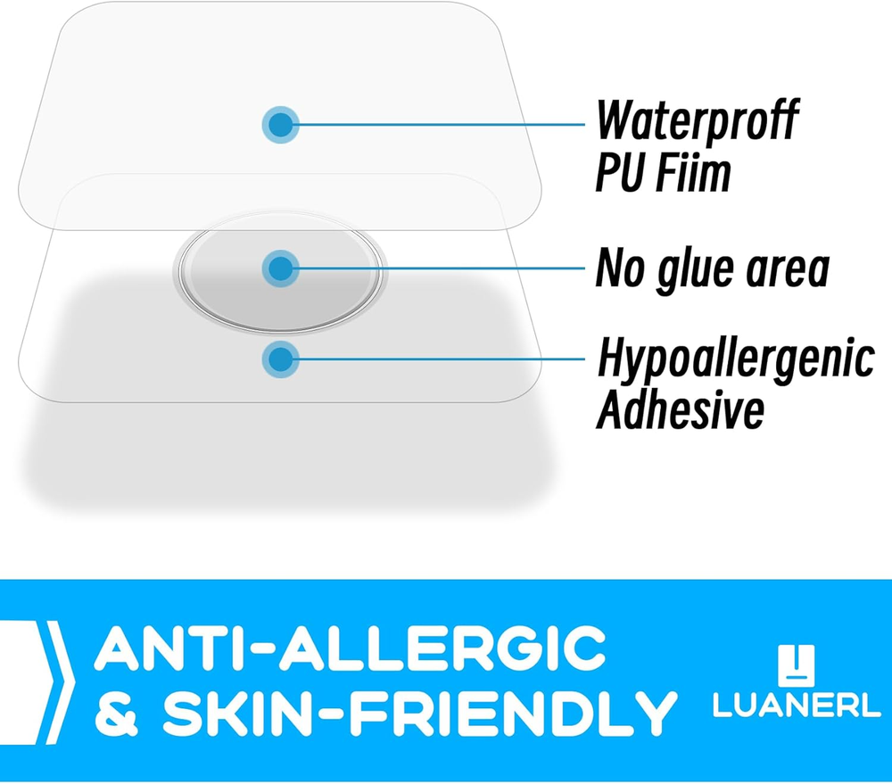 Waterproof Sticker for Freestyle Libre 2/3 Sensor Covers-50 PCS