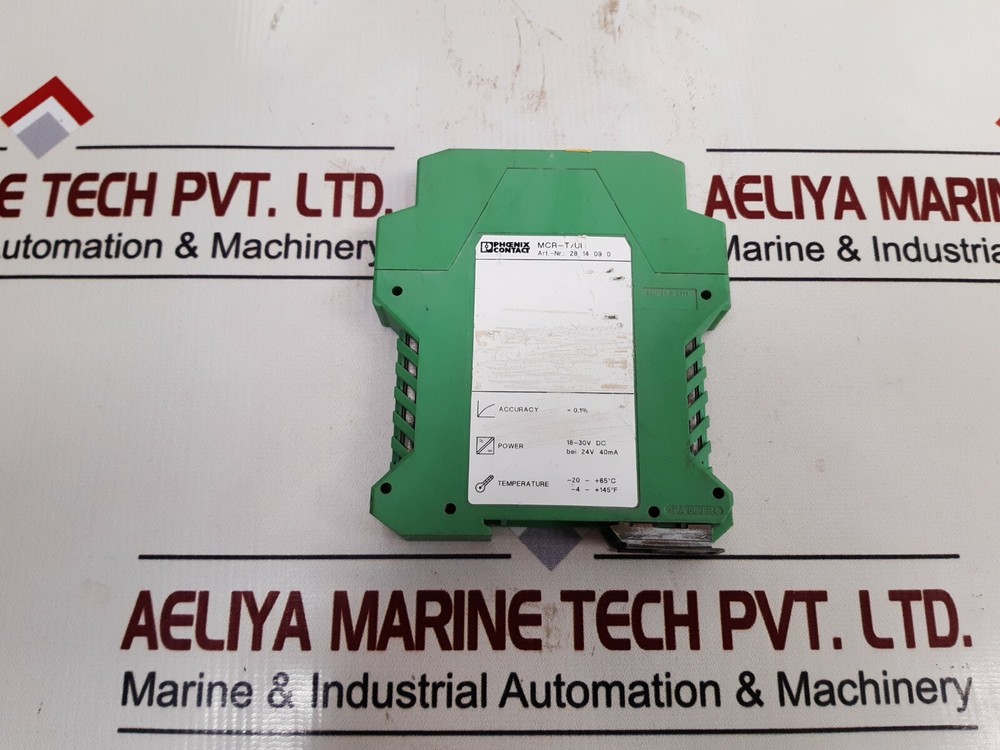 Phoenix contact mcr-t/ui temperature transducer