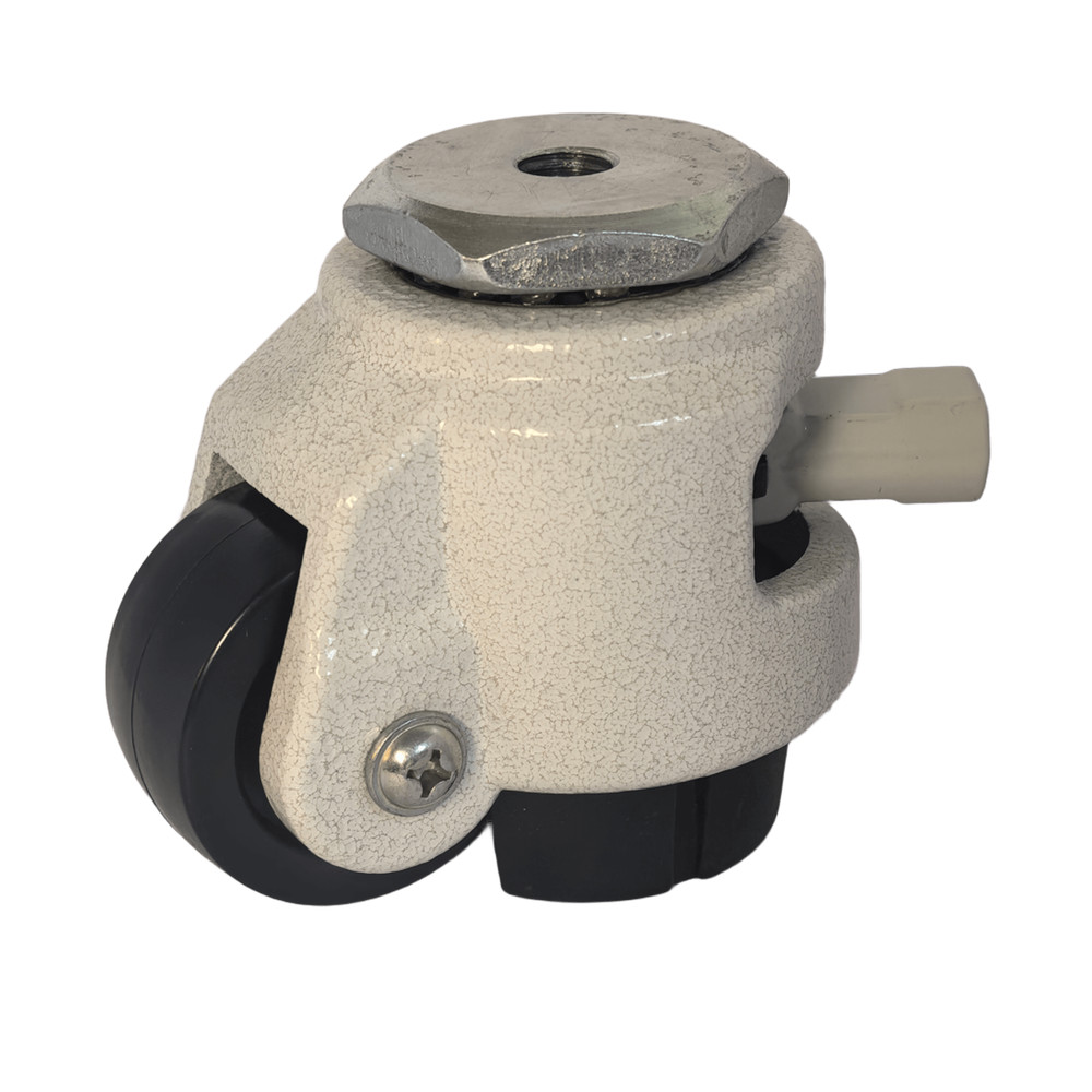 4 pcs Stem Leveling Caster 2200Lbs Nylon Stem Mounted Caster, Height Adjustable