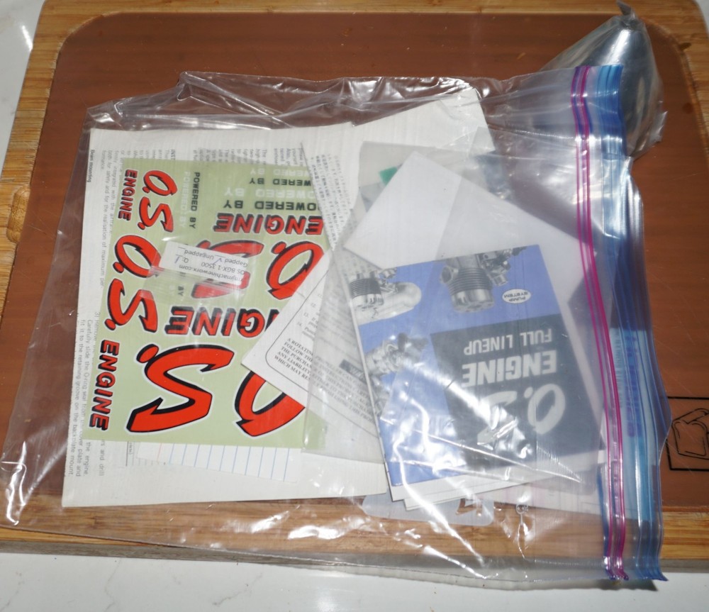 OS Max BGX-1 35 cc Model Airplane Engine, NIB