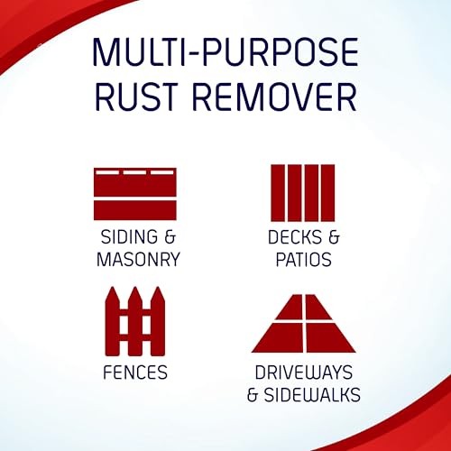 Liquid Rust Stain Remover, Pre-mixed, Quickly Removes Rust Stains from 1