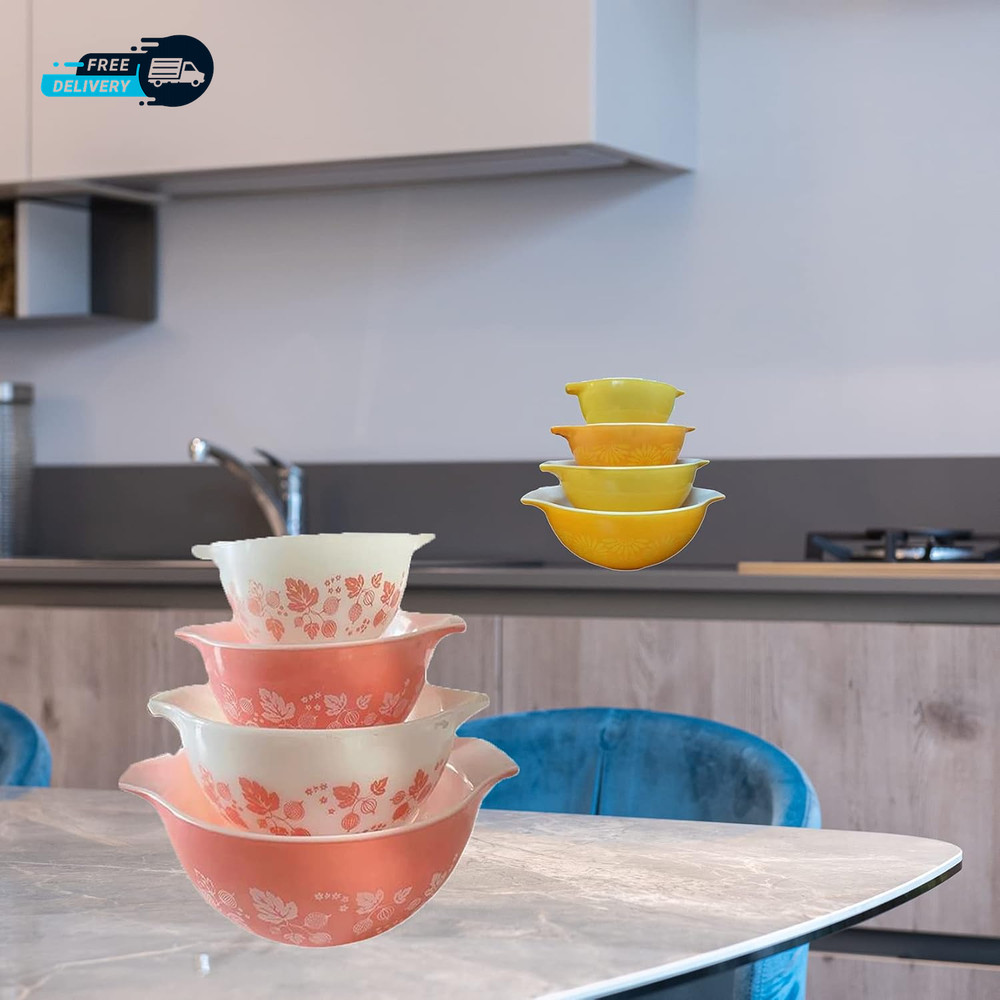 4Pcs Display Stands for Pyrex Mixed Cinderella Bowls Stacker Stacking Rings