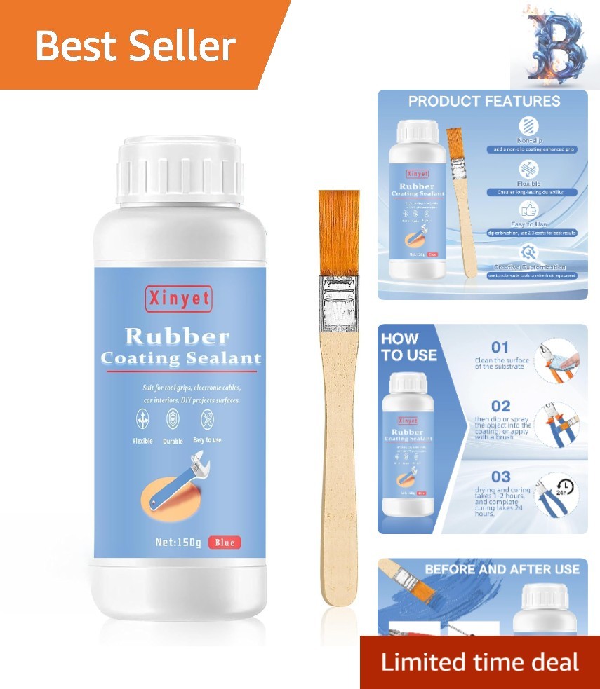 Blue Tool Dip Rubber Coating 150ml – Durable Peelable Protective Layer