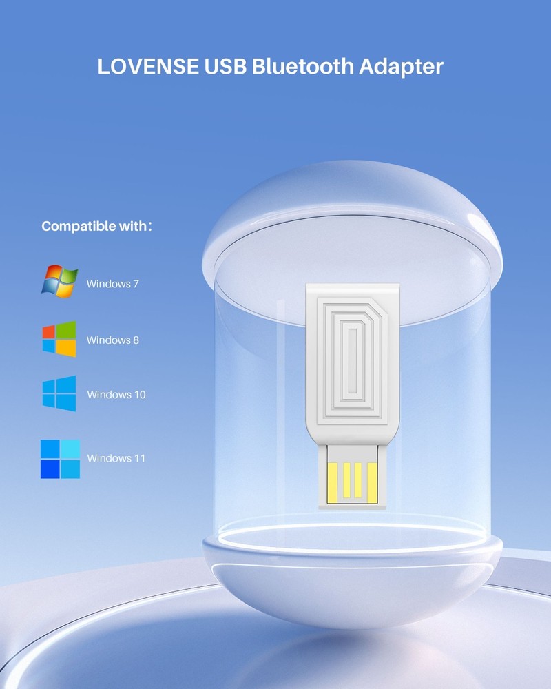 LOVENSE Dongle USB Bluetooth Adapter for PC Laptop Desktop Computer