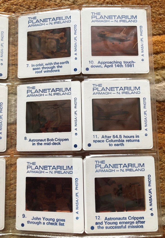Space Shuttle 12 Colour Slides