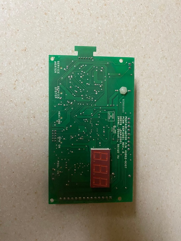 Pentair 42002-0007S Control Board Rev. B