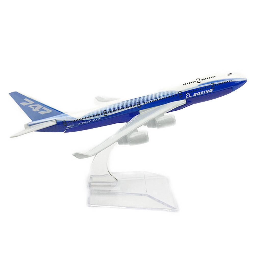 1:400 B747 Prototype Plane Model Airplane Simulation Aircraft Collection 16cm