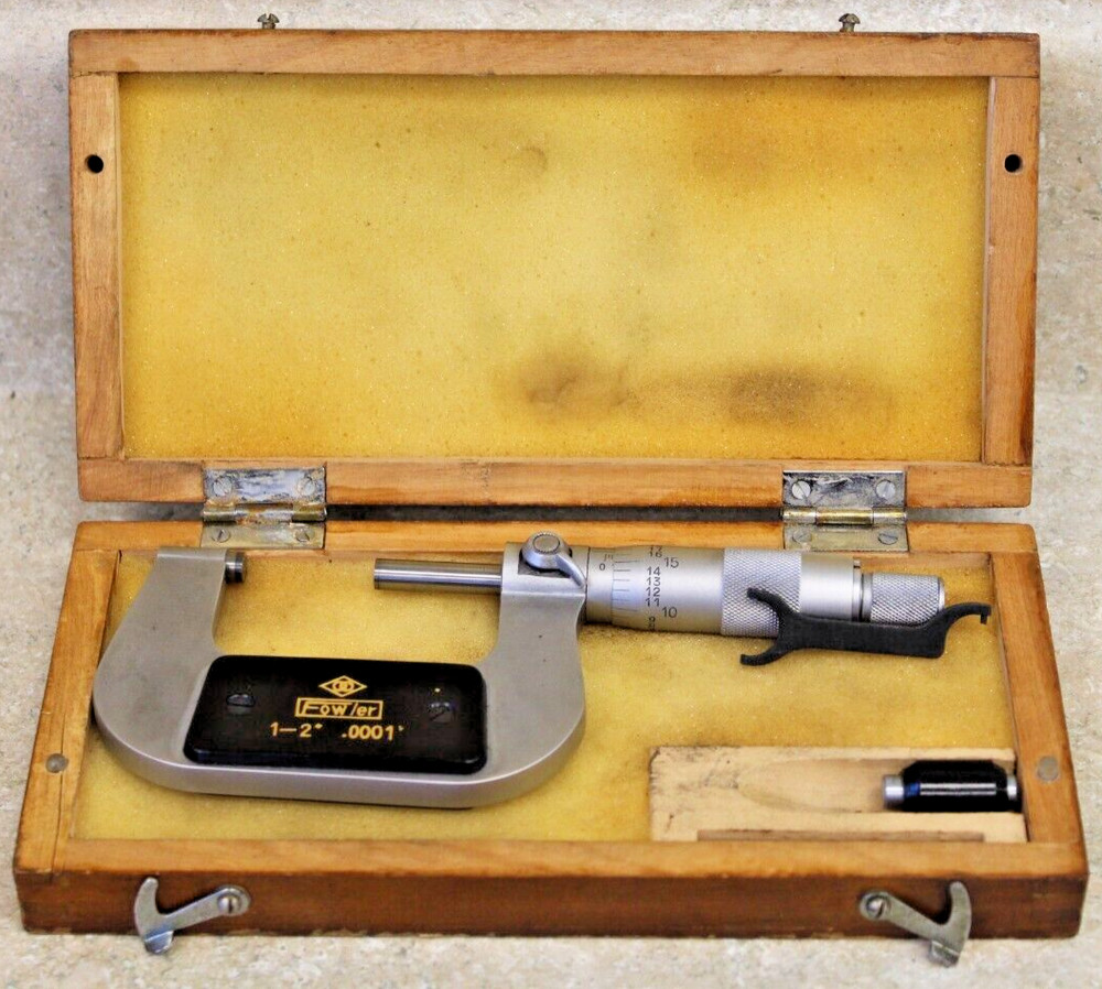 Fowler 1-2" .0001 Caliper *Pre-owned* FREE SHIPPING