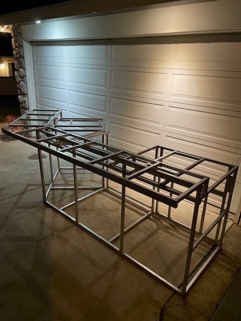 Custom DIY BBQ Island frame kit - any style