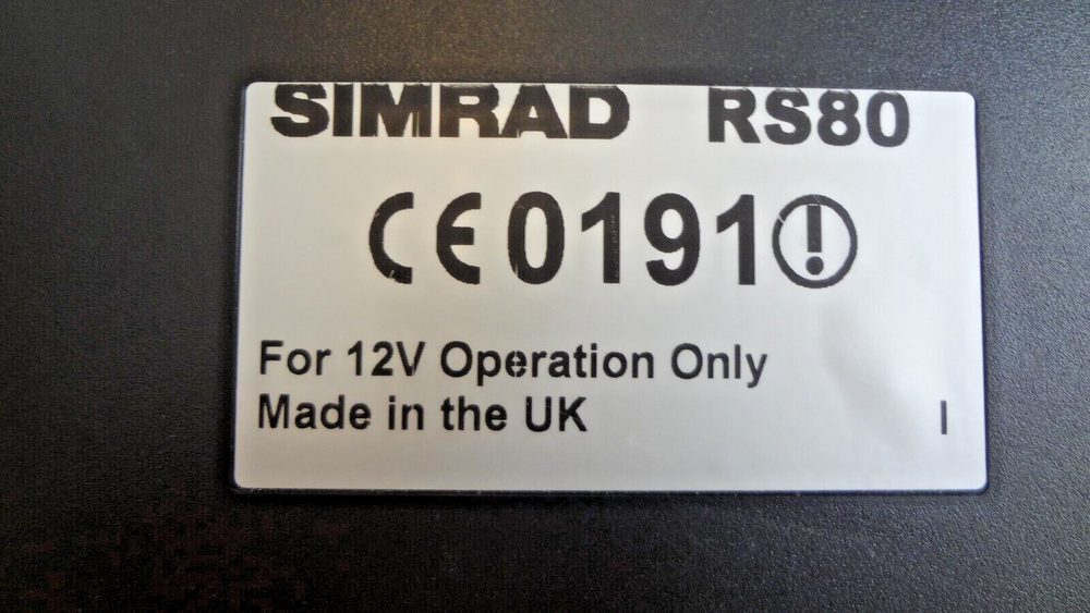 Simrad RS80 Compact Below Deck Marine VHF Radio Transceiver Unit