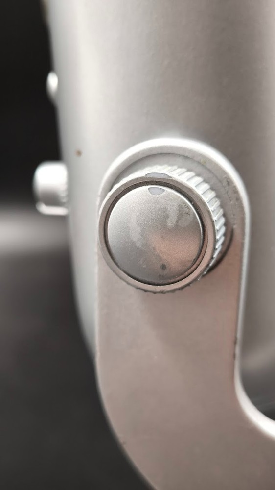 Blue Yeti Working Silver Microphone Used