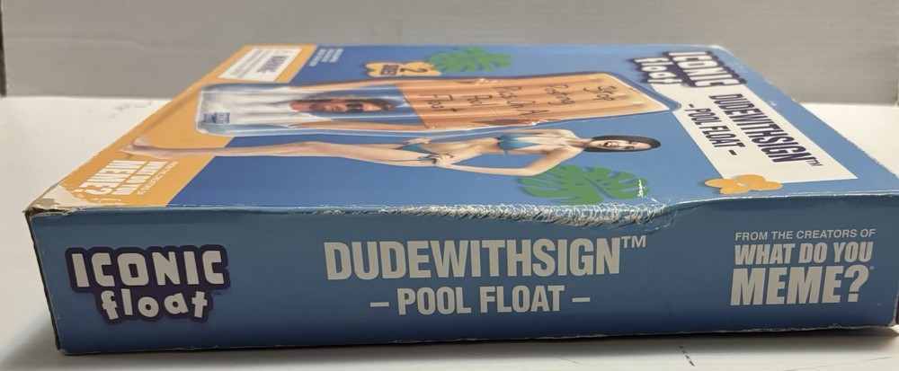 70” Inflatable Pool Float Stop Peeing In The Pool & Posting Pics New Free Ship