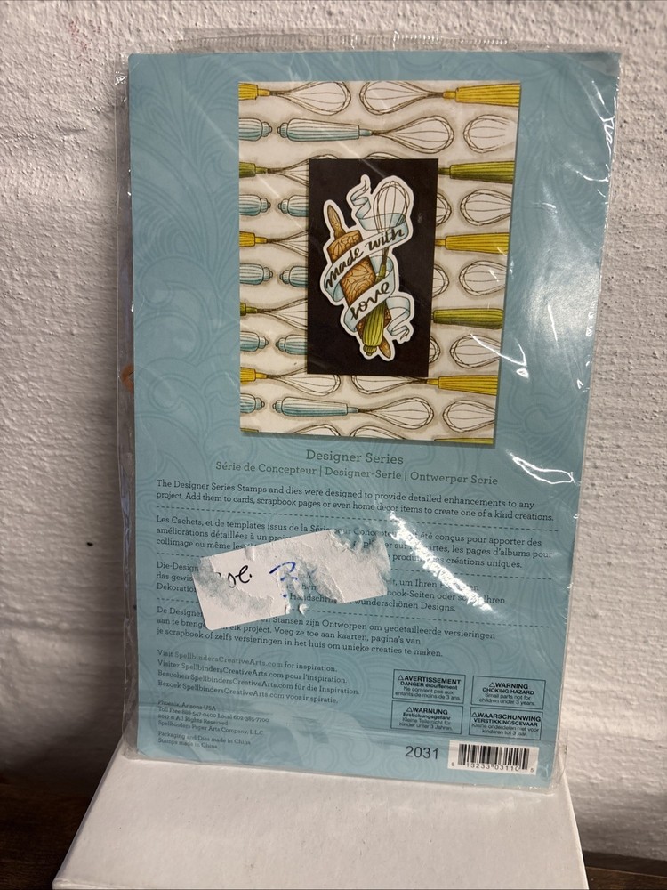 Spellbinders Stamp & Die Template Set KITCHEN COLLECTION SDS-074