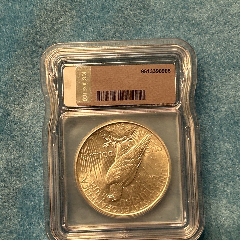 1925 PEACE DOLLAR ICG MS62 - 2 Available!