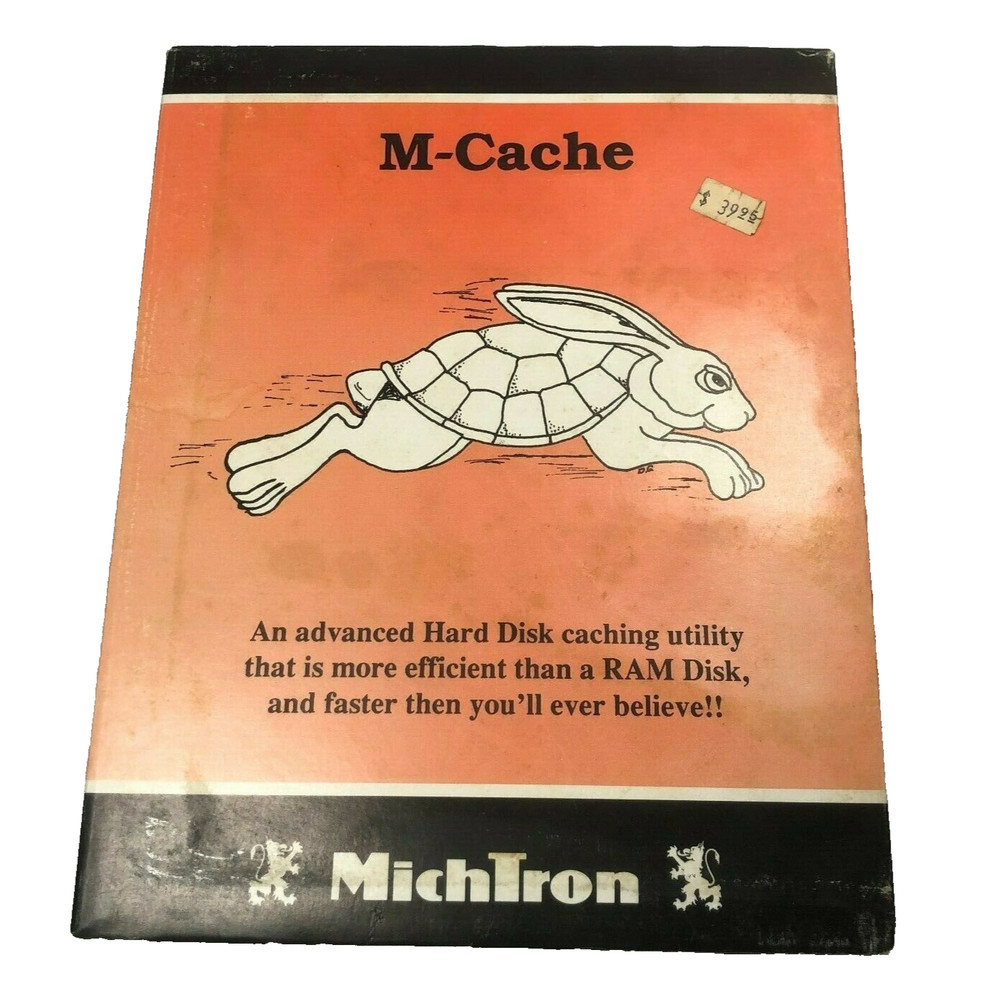 Genuine Vintage MICHTRON M-CACHE Hard Disk Caching Utility Software for Atari ST