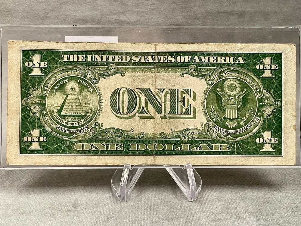 1935 $1 SILVER CERTIFICATE DOUBLE DATE NOTE