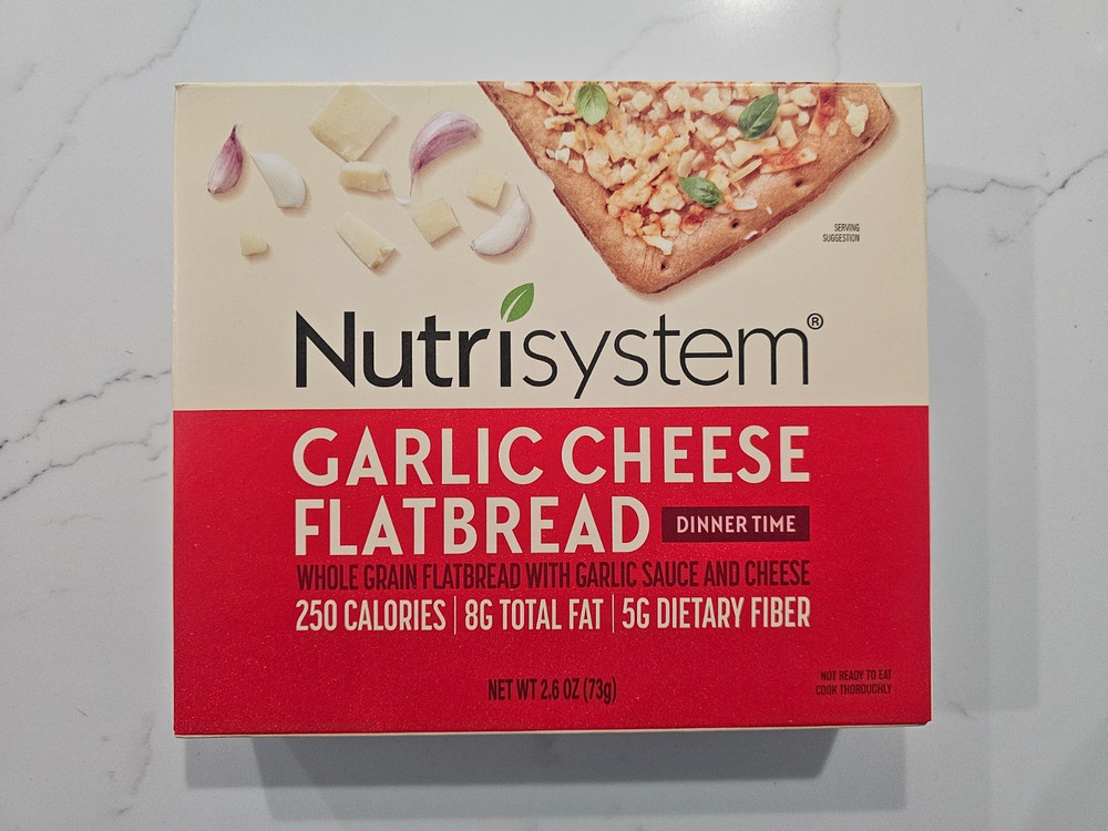 Nutrisystem Garlic Cheese Flatbread