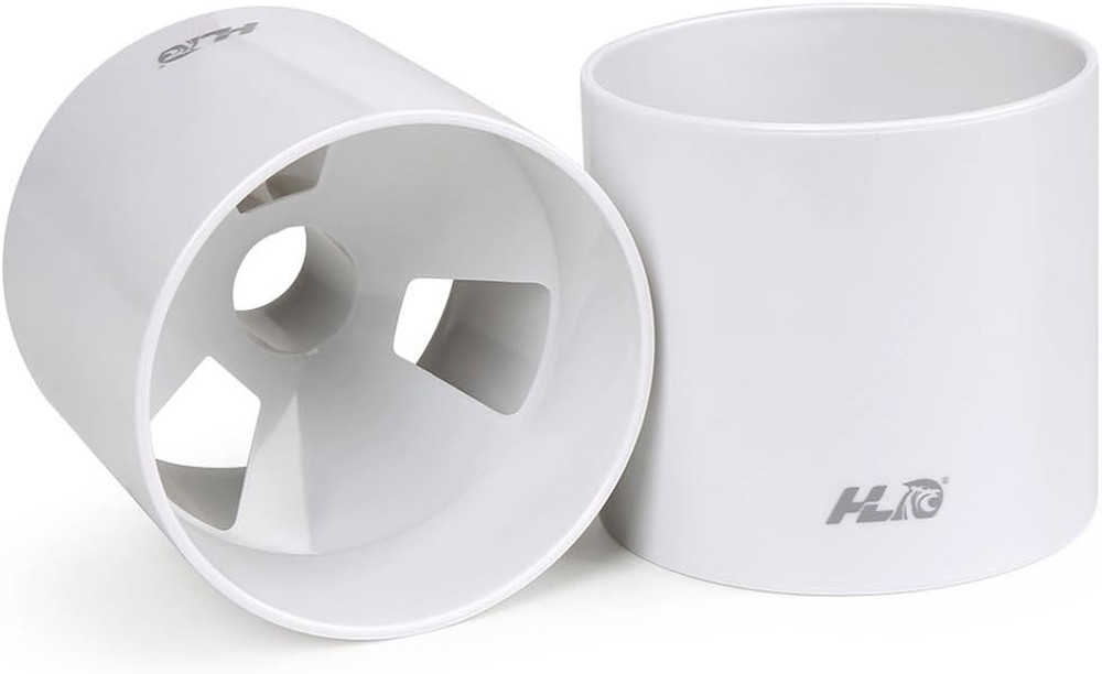 4" Practice Green Golf Cup - Bright White Plastic 2pcs