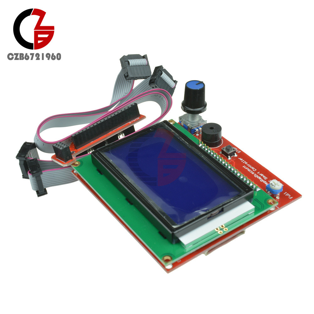 12864 LCD Display Controller Adapter SD Reader 3D Printer RAMPS1.4 RepRap Mendel