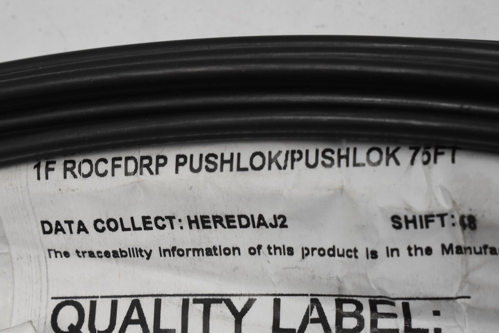 Corning Optical Cable 75' 1F ROCFDRP Push Lok Optitipmta Fast Access Technology