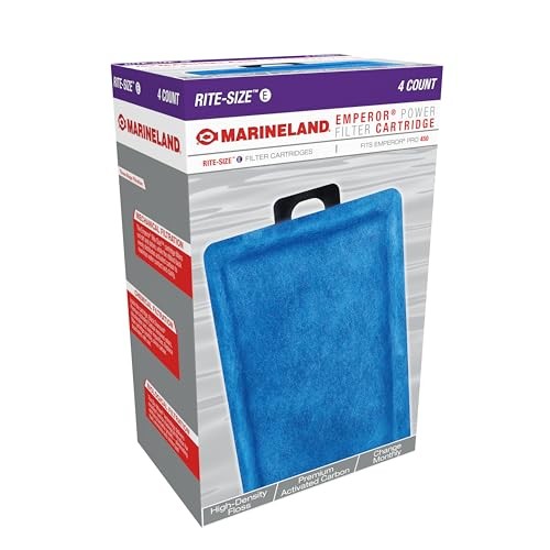 Emperor Power Filter Cartridge Rite-Size E, 4 Count, Replacement 4-count