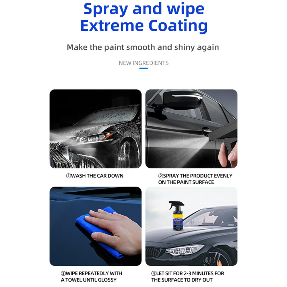 Multi-Functional Coating Renewal Agent 3 in 1 Ceramic Car Coating Agent Spray