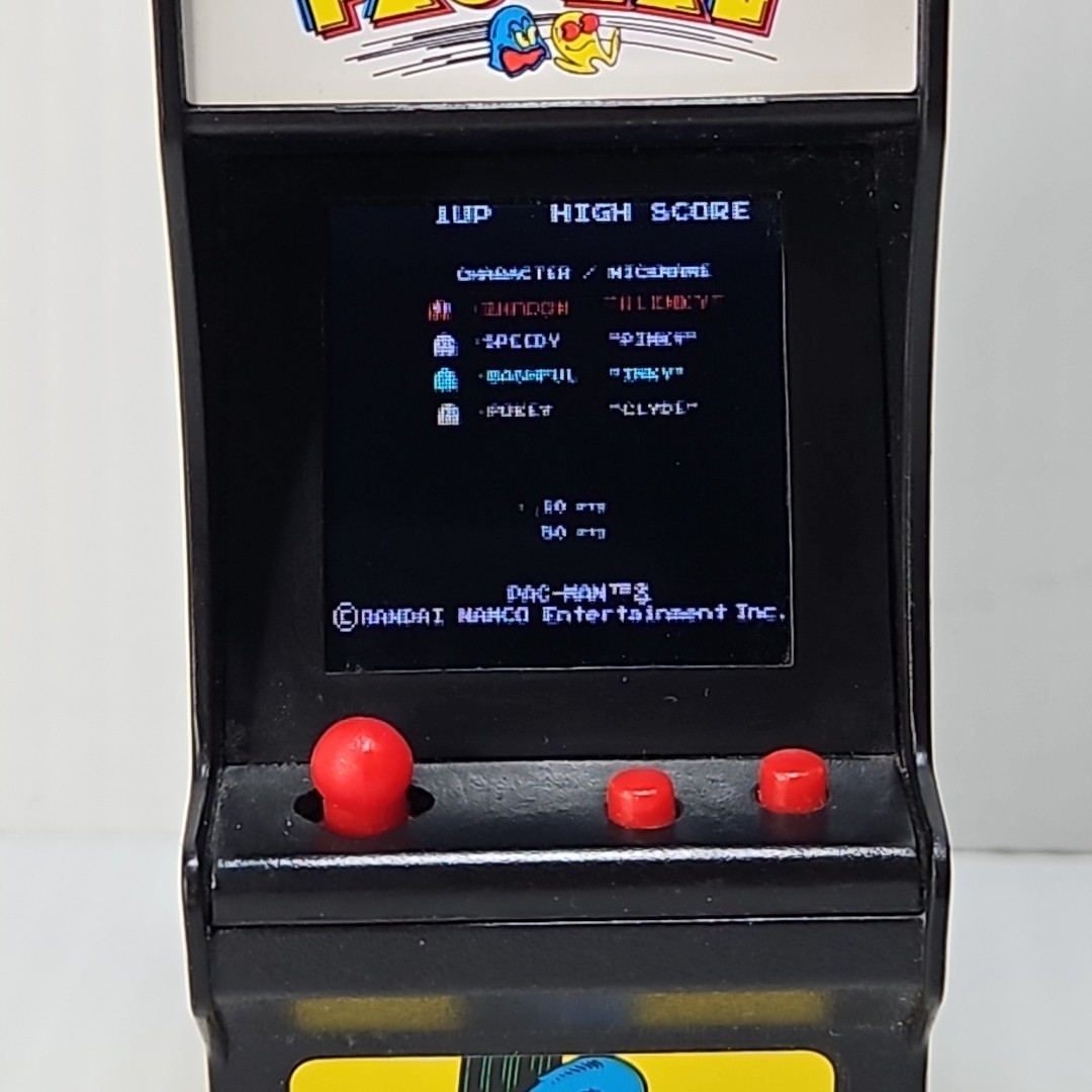 Pac Man Mini Arcade Machine Keychain 2017 Super Impulse Limited Bandai