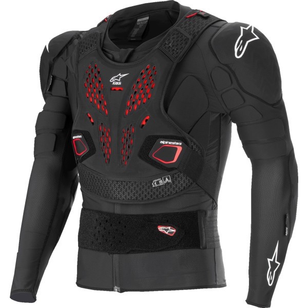 Alpinestars Bionic Pro V3 Plasma Protection Jacket (Large, Black/Red/White)